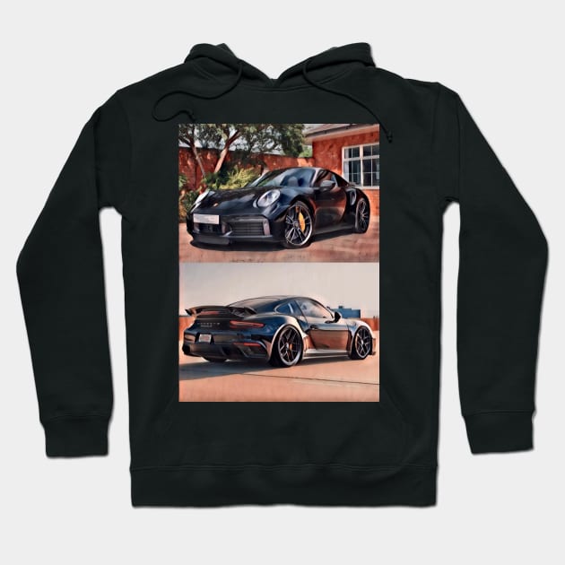 Porsche 911 Turbo S Hoodie by d1a2n3i4l5